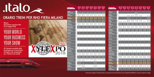 Orari ITALO Rho gen giu18 1XYLEXPO